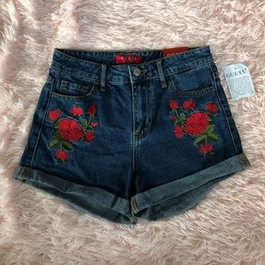 GUESS Rose High Waisted Shorts